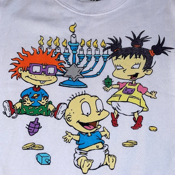 Nickelodeon Rugrats Unisex Hanukkah Sweatshirt - Picture 3 of 5
